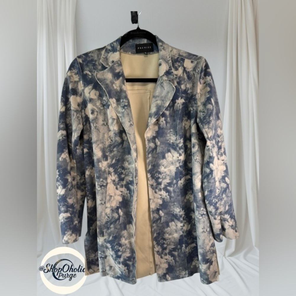 Premise Floral Blazer XS Longline Jacket